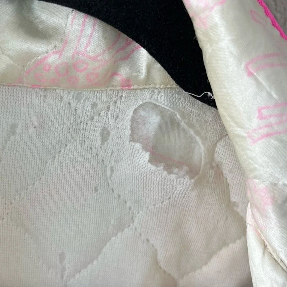 Vintage Quilted Girls Robe